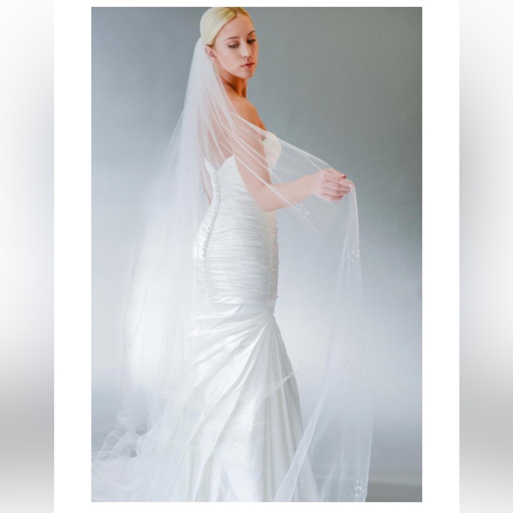 Wedding veil, Erica Koesler, cathedral length